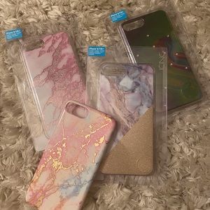 (4) iPhone 6/7/8+ cases BRAND NEW